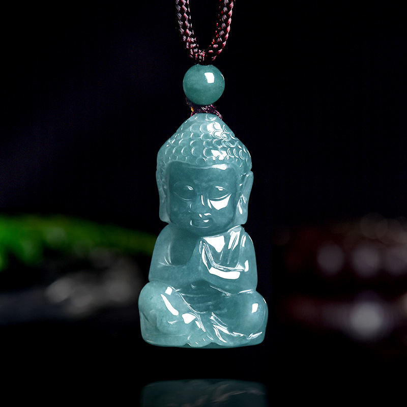 Jewelry & Watches Vitopoulos - Natural Real Emerald Jade Blue Water