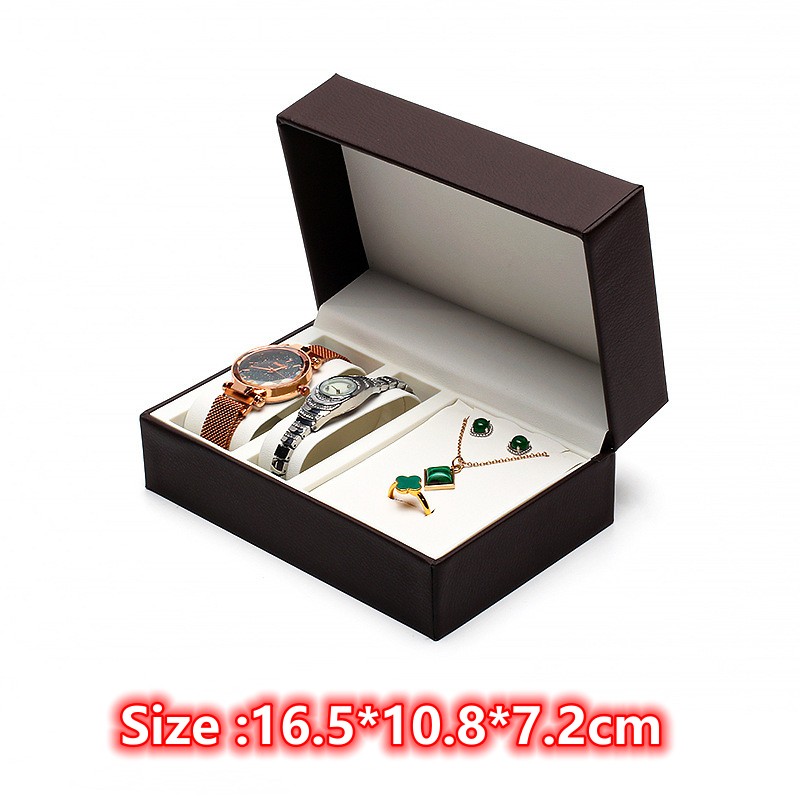 Jewelry Box That Holds Watches - Fashion Double Pillow Watch Box Jewelry