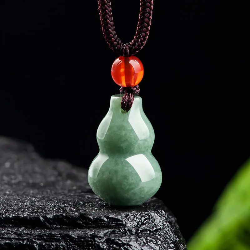 Luxury Gifts Jewelry & Watches Namfleg Mostar - Burmese Jade Gourd Pendant Gift Luxury
