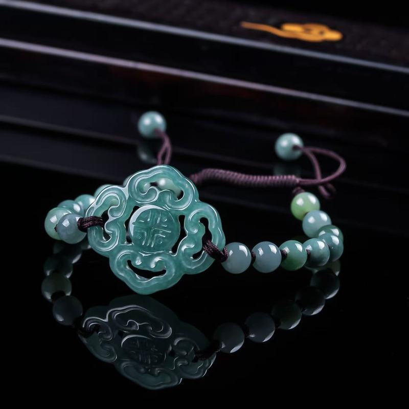 Jewelry & Watches Vitopoulos - Natural Jadeite A-grade Bracelet Original Design