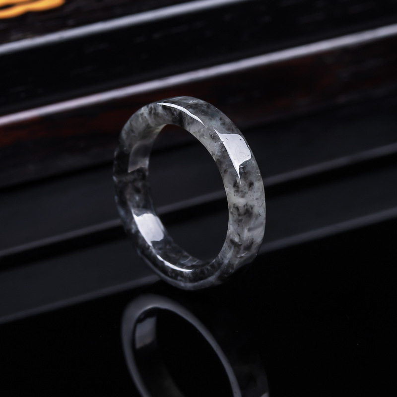Jewelry & Watches Vitopoulos - Natural A-grade Burmese , black jadeite