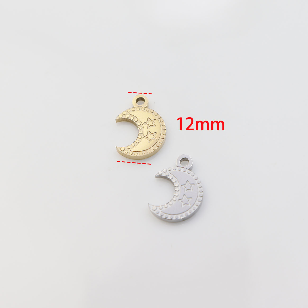 5pcs Stainless Steel Moon High - Moon Star Earrings recension och pris