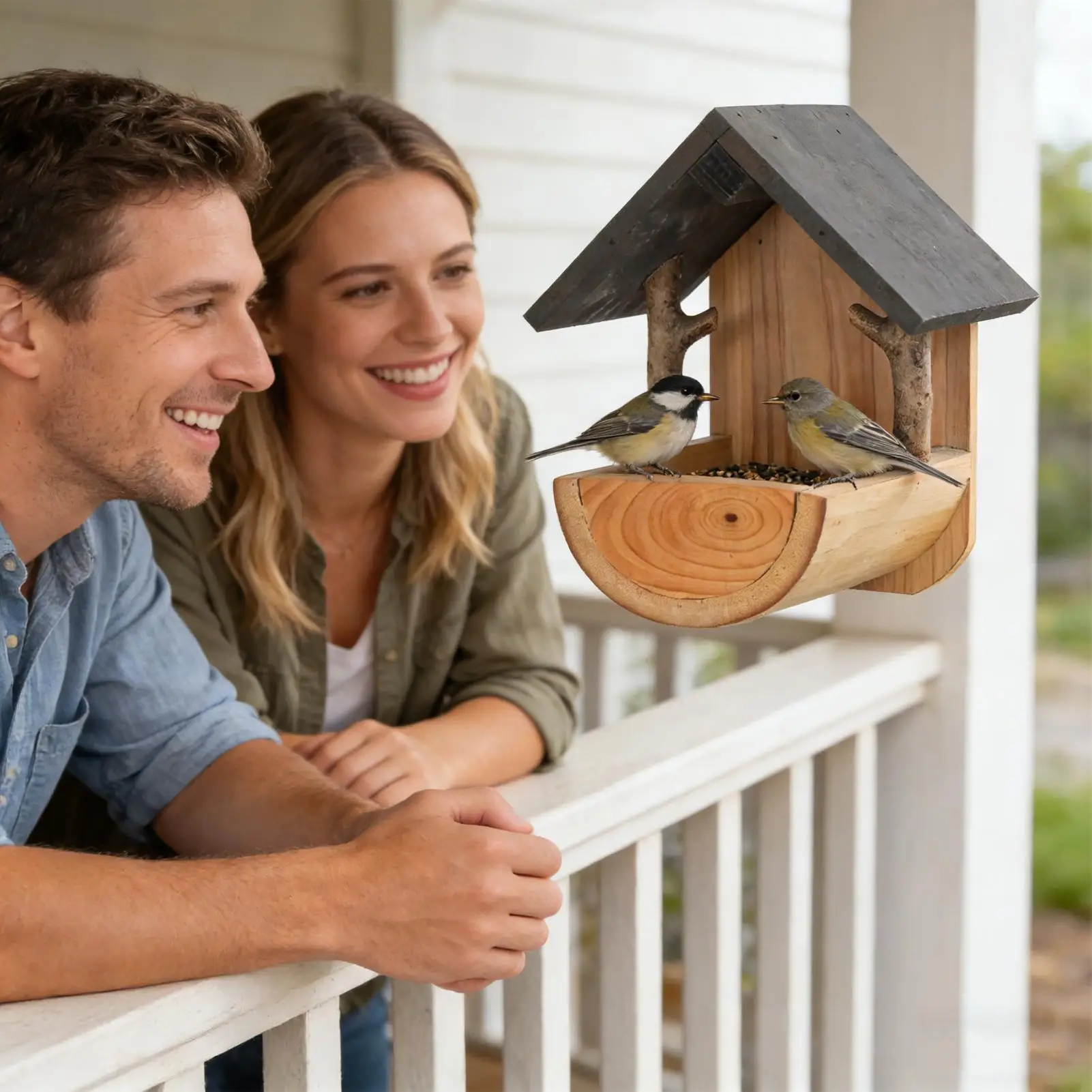 Wall Mount Wooden bird feeder  - Watches & Jewelry Repair Center recension och pris