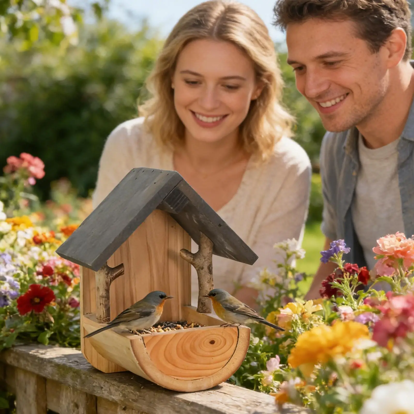 Wall Mount Wooden bird feeder  - Watches & Jewelry Repair Center recension och pris