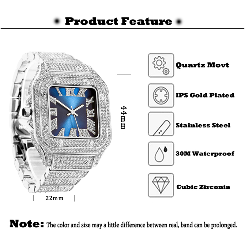 MISSFOX Mens Watches Hip Hop B - Jewelry Watches Brands recension och pris