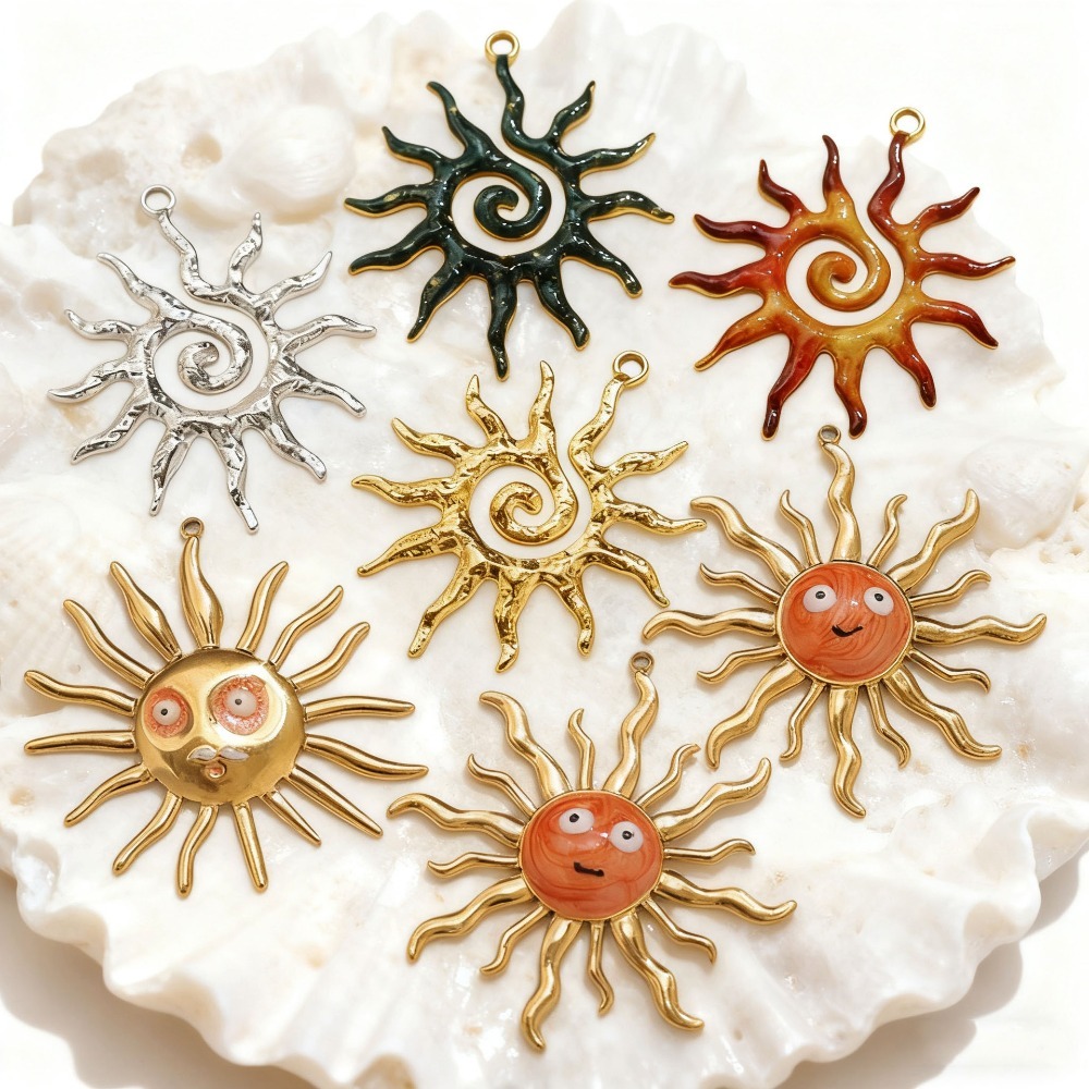 5PCS Stainless Steel Vintage S - Moon Star Earrings recension och pris