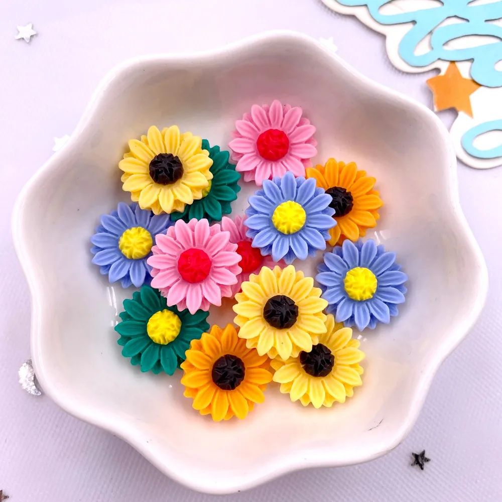 30Pcs Resin Colorful 15mm Sunf - Paradise Jewelry & Watches Llc Miami Photos recension och pris
