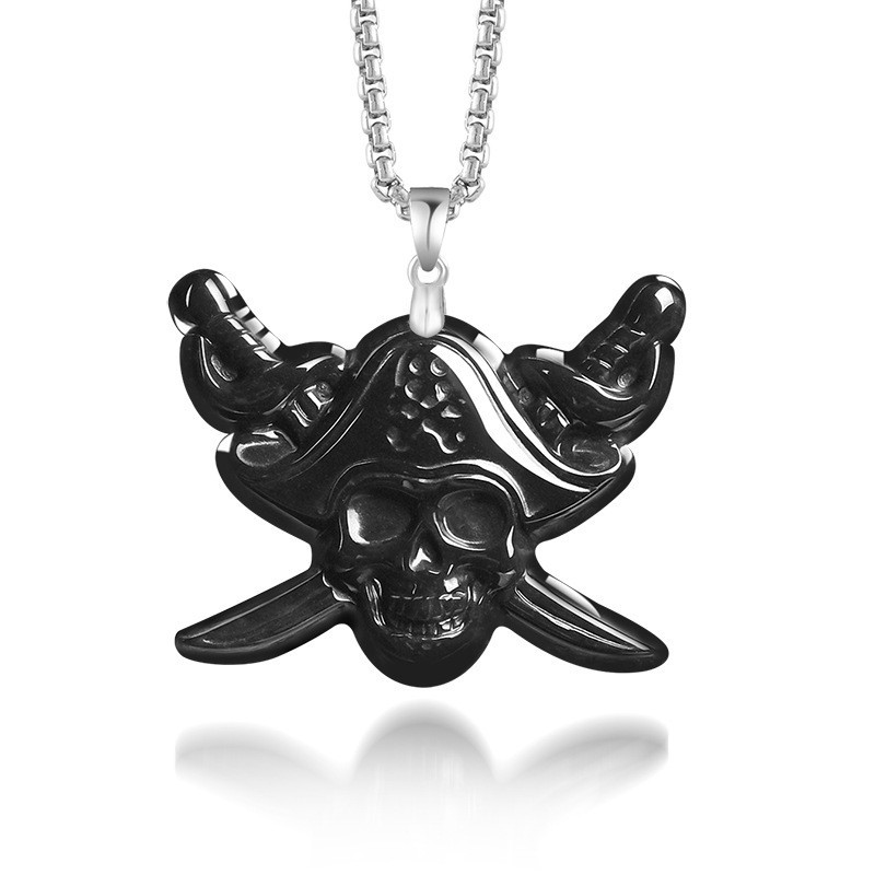 Myanmar Jadeite Skull Pendant  - Luxury Gifts Jewelry & Watches Namfleg Mostar recension och pris