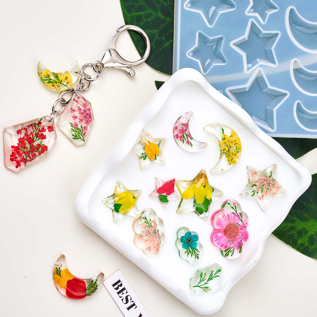Earring Resin Silicone Mold DI - Moon Star Earrings recension och pris