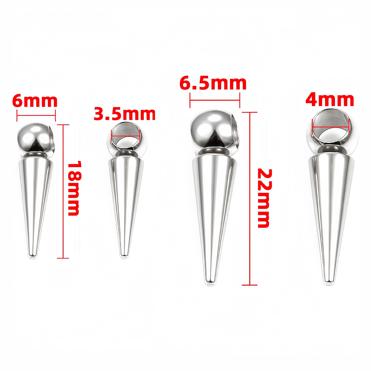 10pcs Retro Cone Charms Pendan - Moon Star Earrings recension och pris