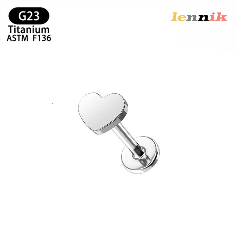LENNIK F136 Titanium Alloy Cro - Moon Star Earrings recension och pris