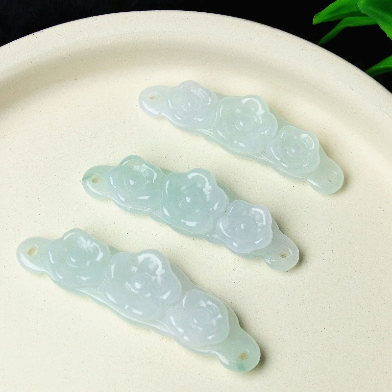 1pc Natural Jadeite Emerald Fl - Jewelry & Watches Vitopoulos recension och pris
