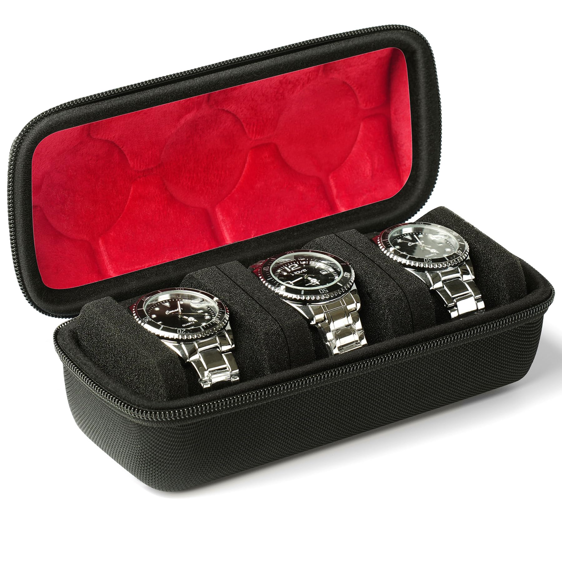 2/3/5 Slots Watch Travel Case, - Jewelry Box That Holds Watches recension och pris