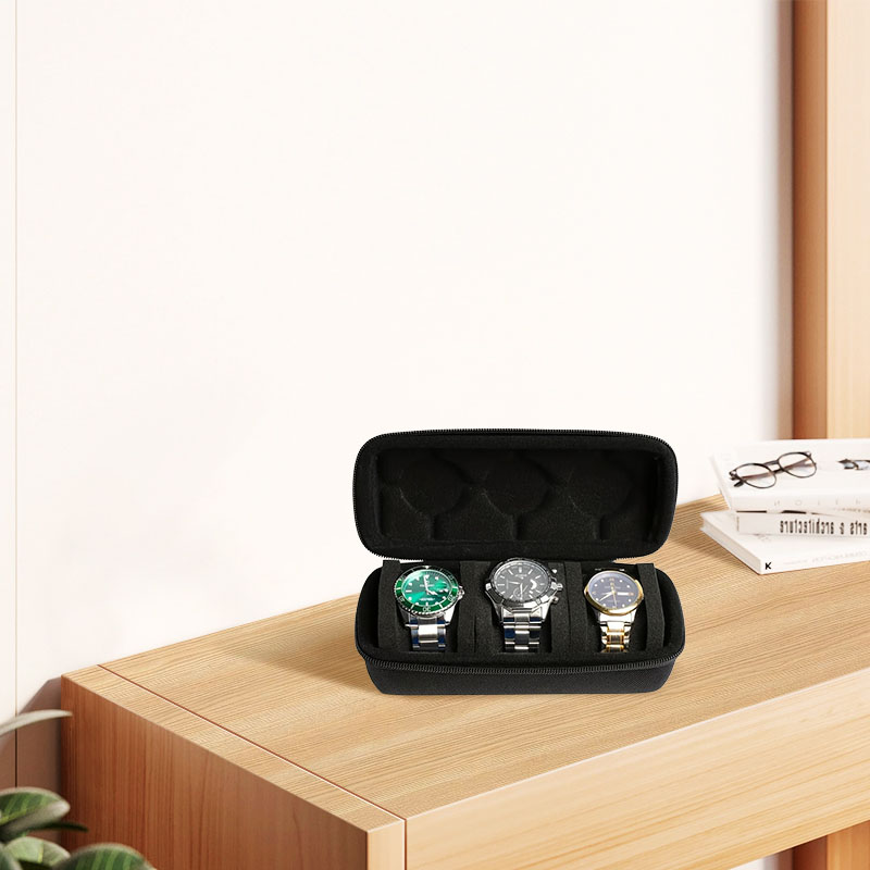 Travel Case for Watch with 3 S - Jewelry Box That Holds Watches recension och pris
