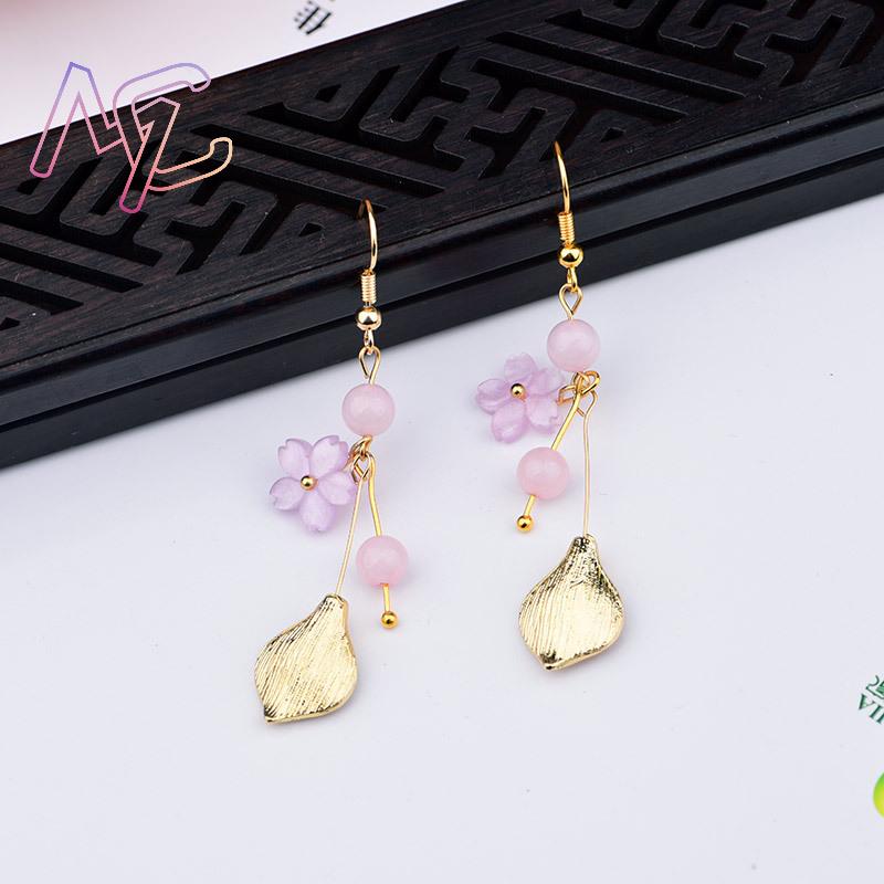 Pink Natural Jade Flower Earri - Luxury Gifts Jewelry & Watches Namfleg Mostar recension och pris