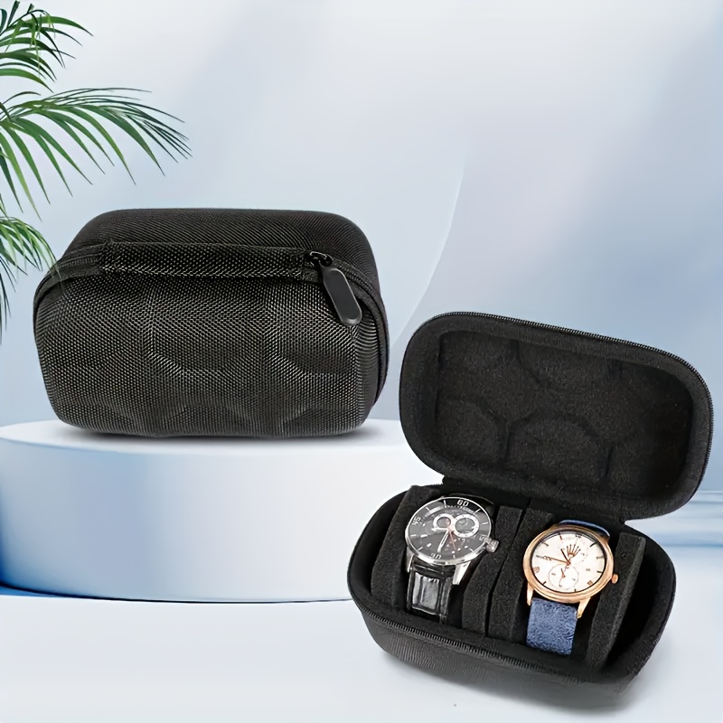 Hard-Shell 2 Slots Watch Trave - Jewelry Box That Holds Watches recension och pris