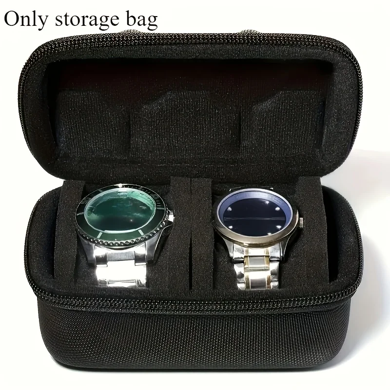 Hard-Shell 2 Slots Watch Trave - Jewelry Box That Holds Watches recension och pris