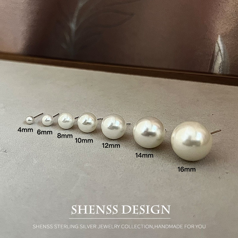 Imitation Pearl Stud wedding E - Pearl Stud Earrings recension och pris
