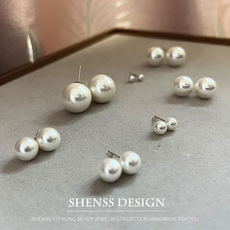 Imitation Pearl Stud wedding E - Pearl Stud Earrings recension och pris