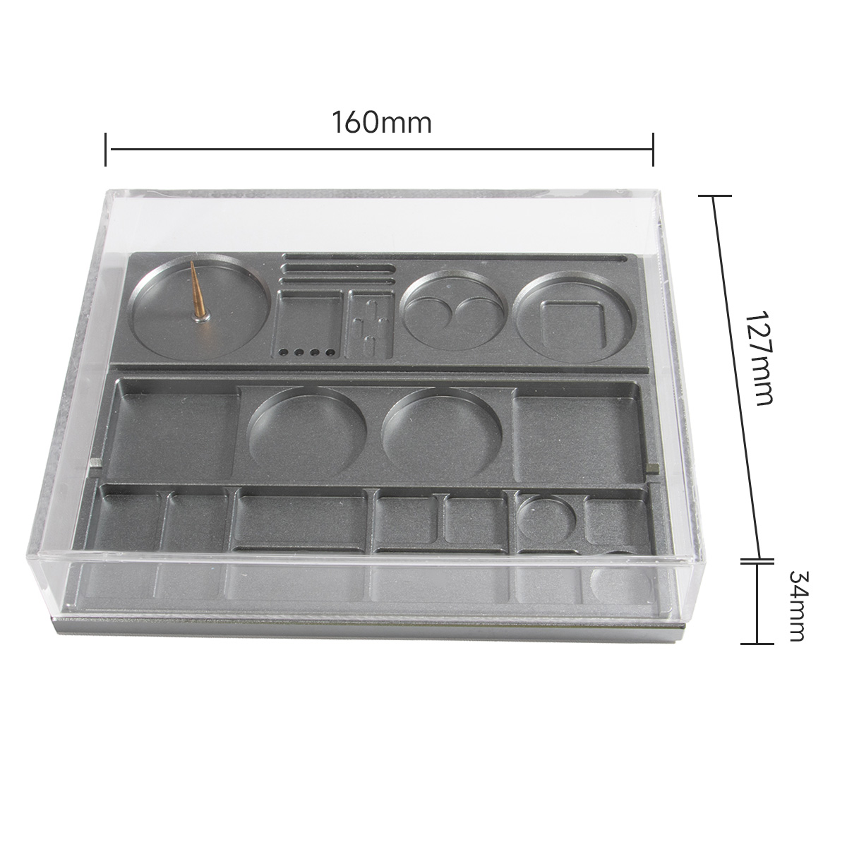 NEW Transparent Acrylic Watch  - Jewelry Box That Holds Watches recension och pris