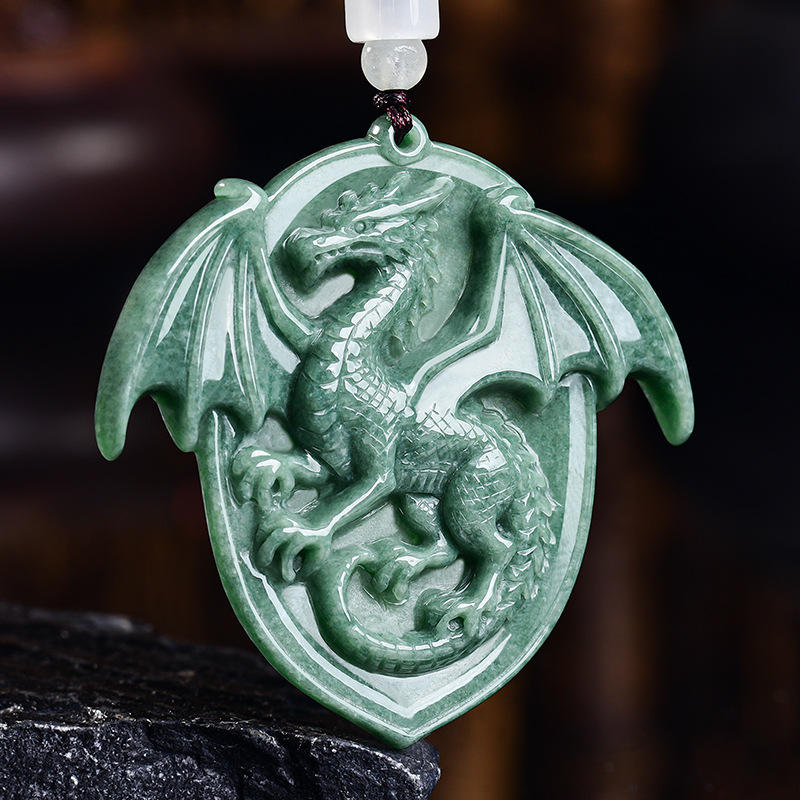 Natural Burmese Jadeite Dragon - Jewelry & Watches Vitopoulos recension och pris