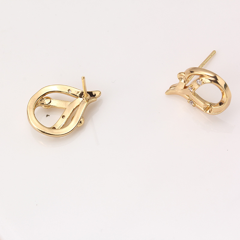 E074 Gold Plated Copper S925 S - Pearl Stud Earrings recension och pris