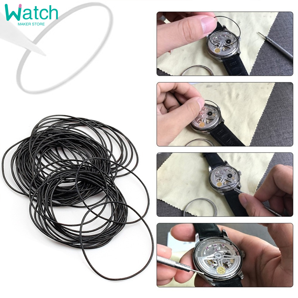 200Pcs Watch Back Case Rubber  - Jewelry Box That Holds Watches recension och pris