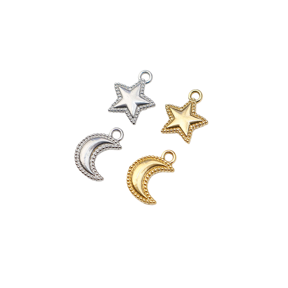 5pcs Casting Stainless Steel S - Moon Star Earrings recension och pris