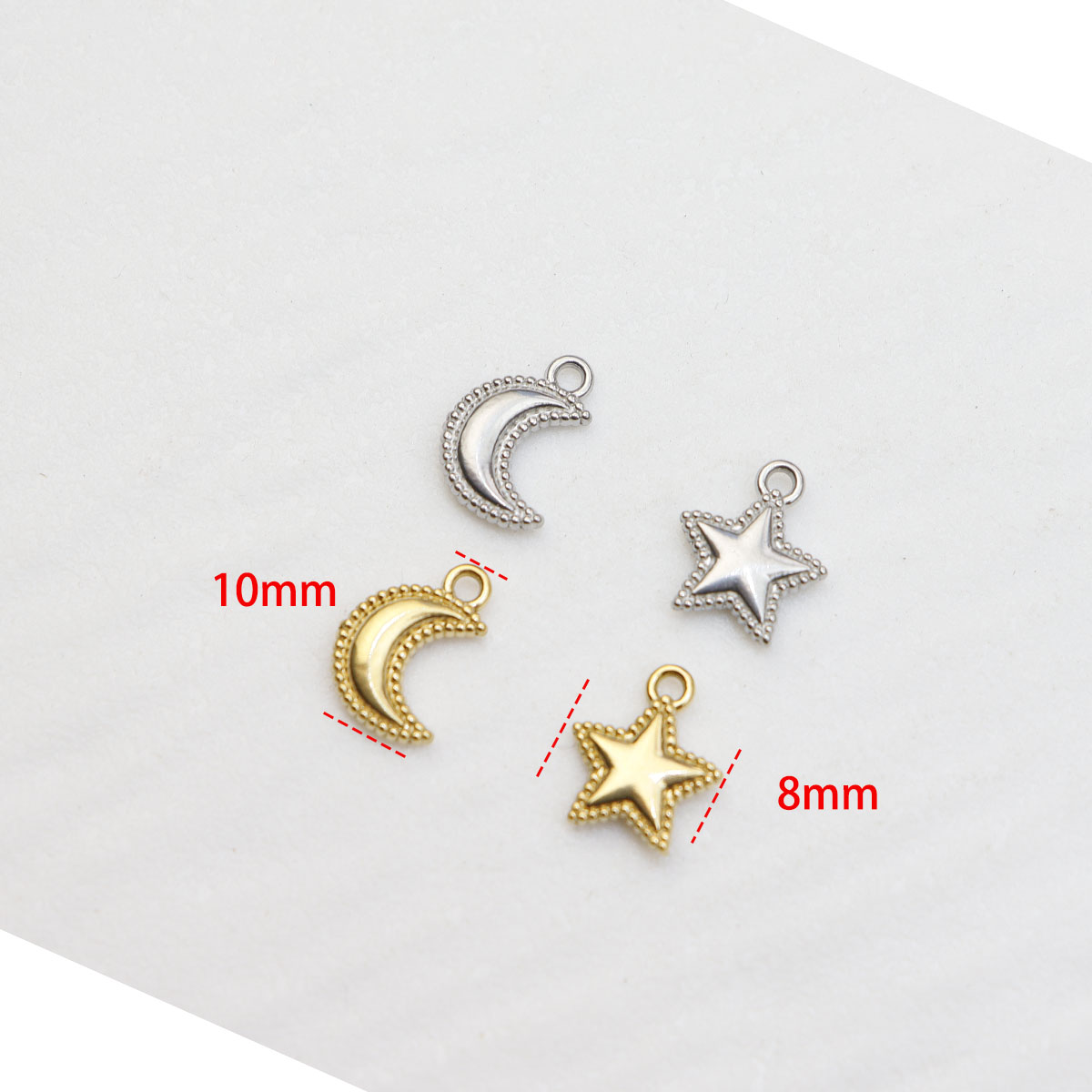 5pcs Casting Stainless Steel S - Moon Star Earrings recension och pris