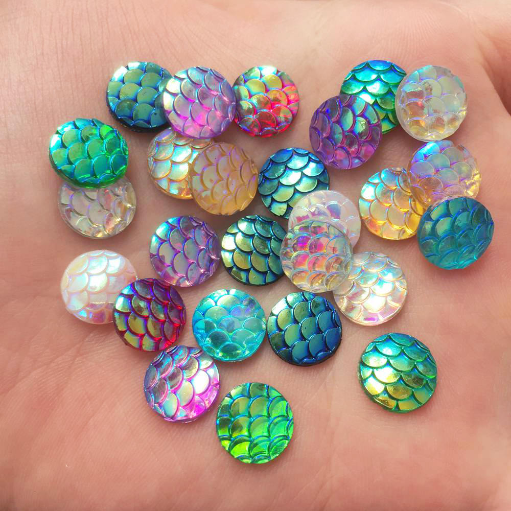 Shiny 100Pcs AB Resin 10mm Rou - Paradise Jewelry & Watches Llc Miami Photos recension och pris