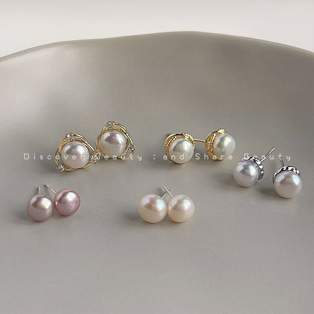 DIY accessories Personality sm - Pearl Stud Earrings recension och pris