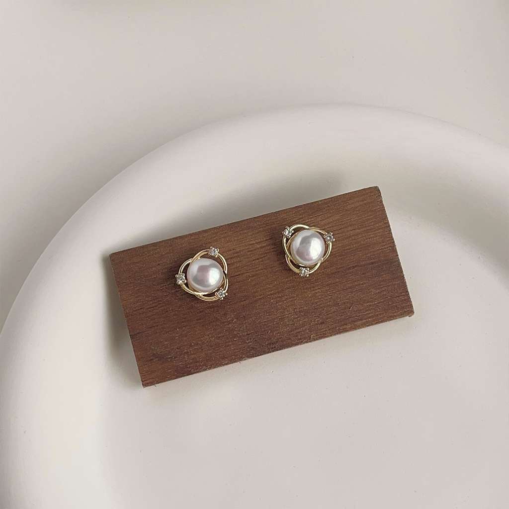 DIY accessories Personality sm - Pearl Stud Earrings recension och pris