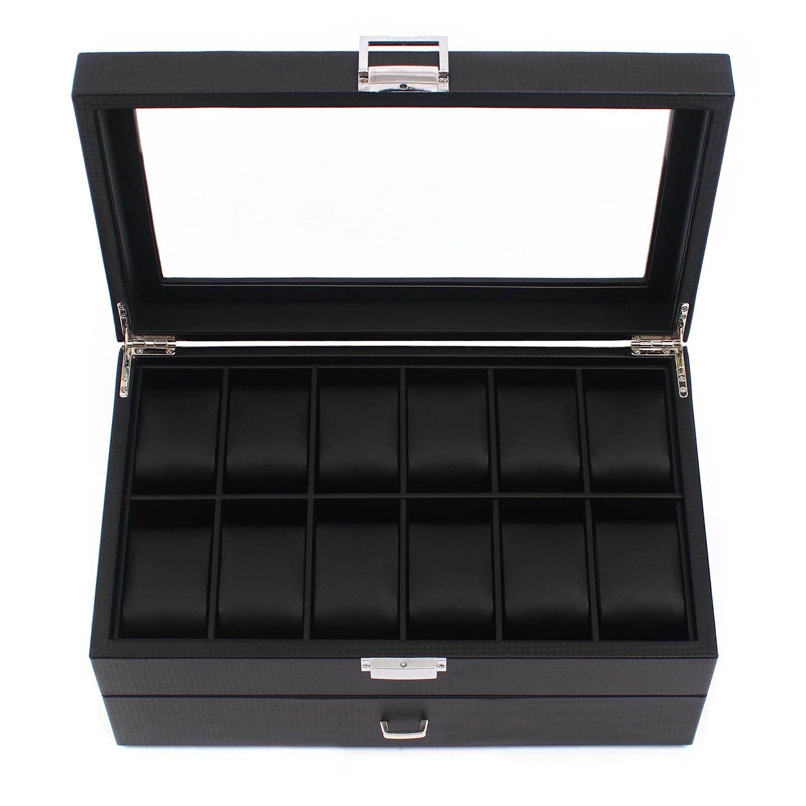 NEW 2 Layers 24 Compartments W - Jewelry Box That Holds Watches recension och pris