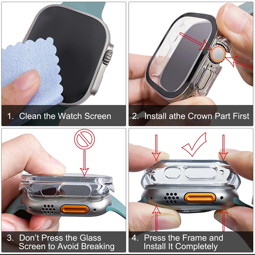 Glass+case For Apple Watch Ult - Jewelry Box That Holds Watches recension och pris